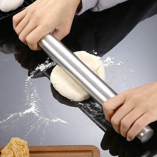 304 Stainless Steel Non-stick Dough Roller for Baking and Pastry