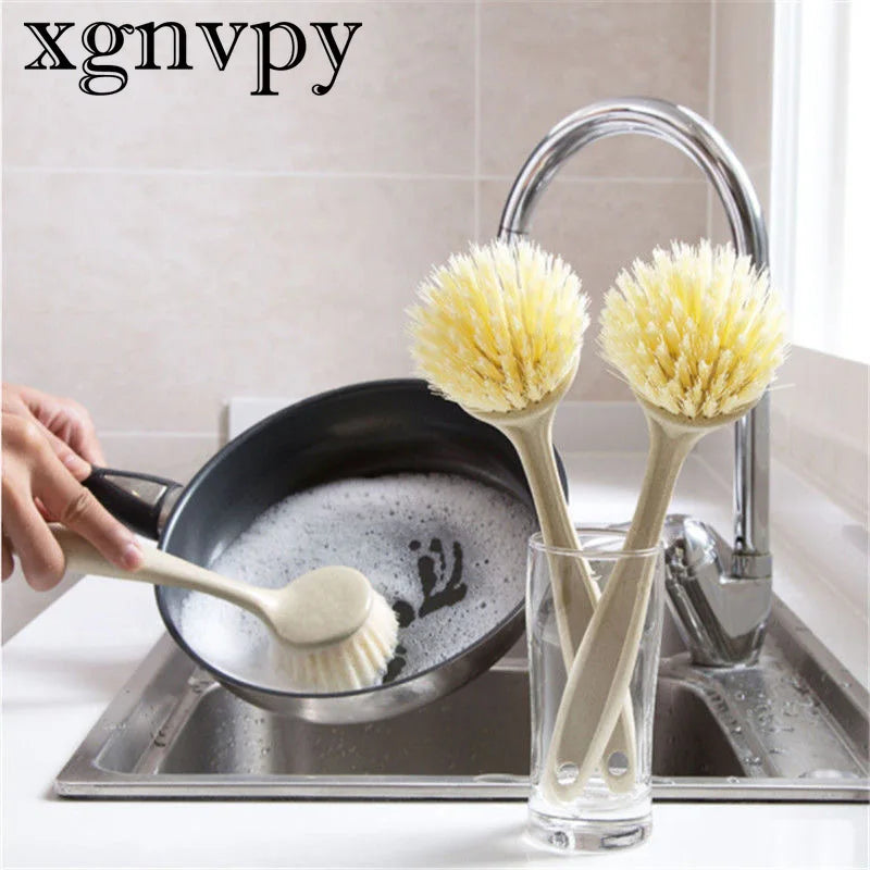 Long Handle Cleaning Brush Multifunctional Kitchen Tool Stain Removal