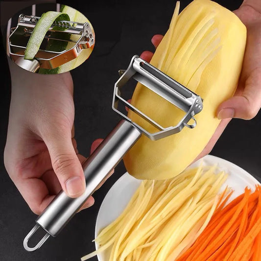 Stainless Steel Double-Head Vegetable and Fruit Peeler